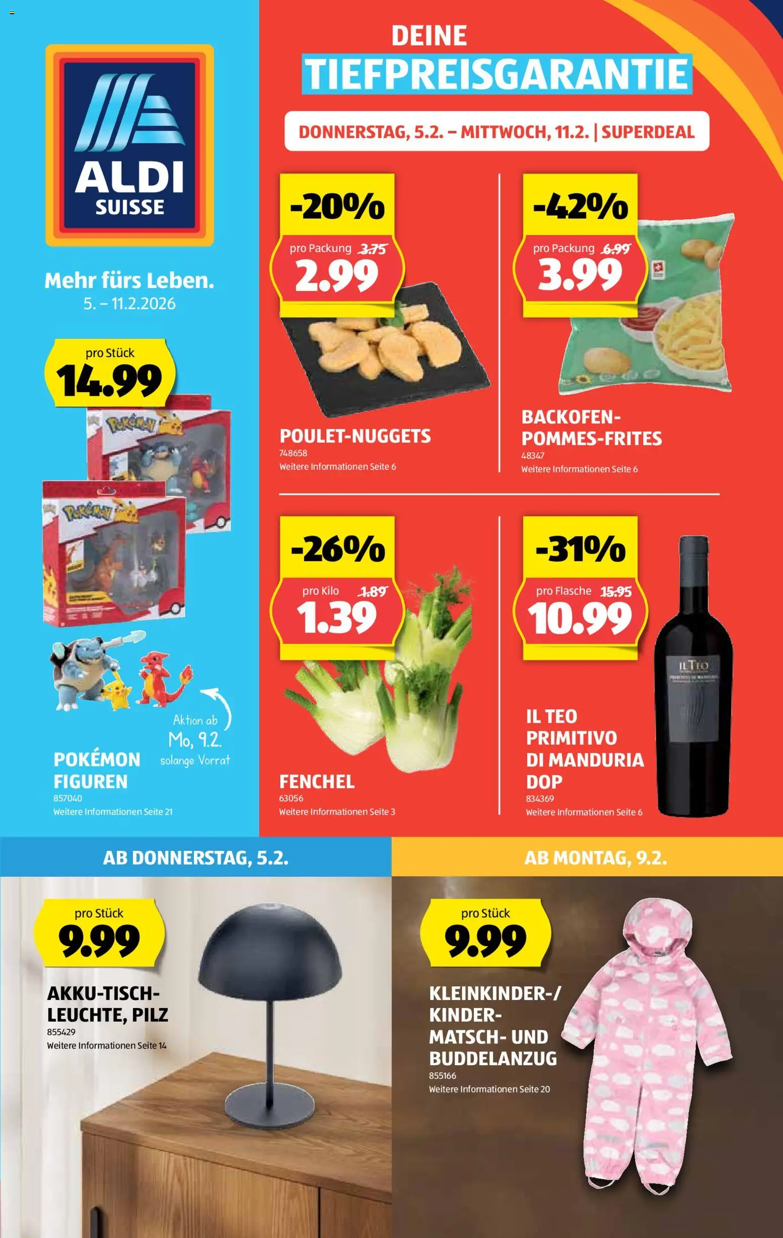 Vorschau des Merkblatts Aktionen vom Shop Aldi gültig von 05.02.2026 bis 11.02.2026 - Backofen