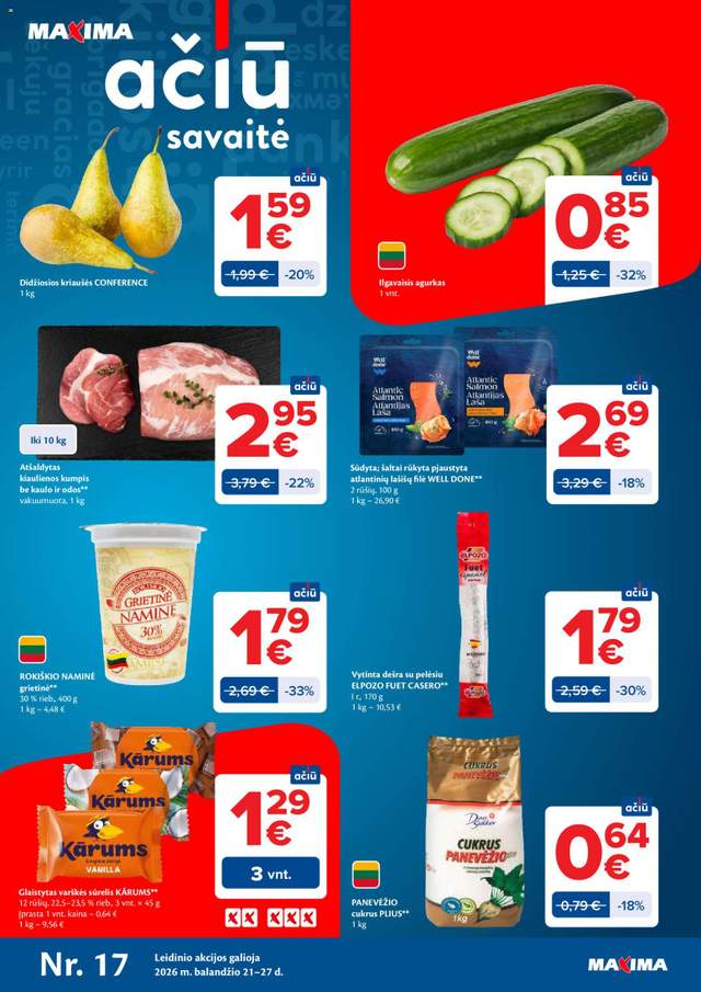 Naujas Maxima leidinys nuo 04.21