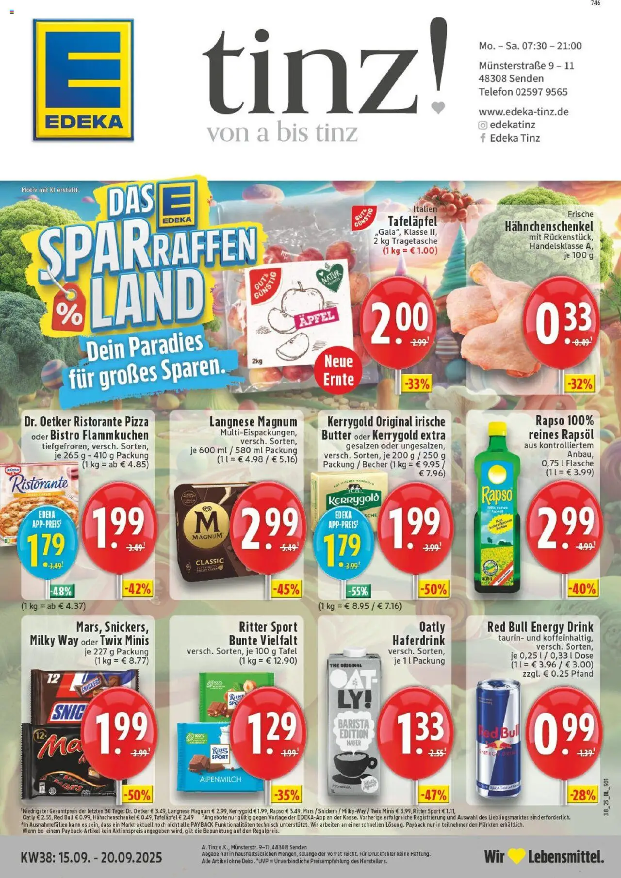 EDEKA Prospekt ab 14.09.2025 - Prospekt Senden Online