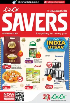 Preview of the catalogue Lulu Savers - Abu Dhabi & Al Ain of store Lulu Hypermarket valid from 19 Jan, 2026