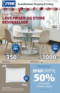 Forhåndsvis Kundeavis fra butikk JYSK gyldig fra 20/10/2025