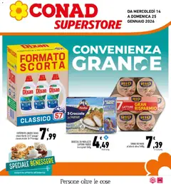 Anteprima dell'opuscolo Volantino Superstore Sicilia dal negozio Conad valido da 14/01/2026