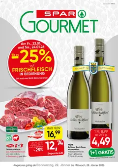 Vorschau der Angebote: SPAR Gourmet Flugblatt gültig ab 22.01.2026