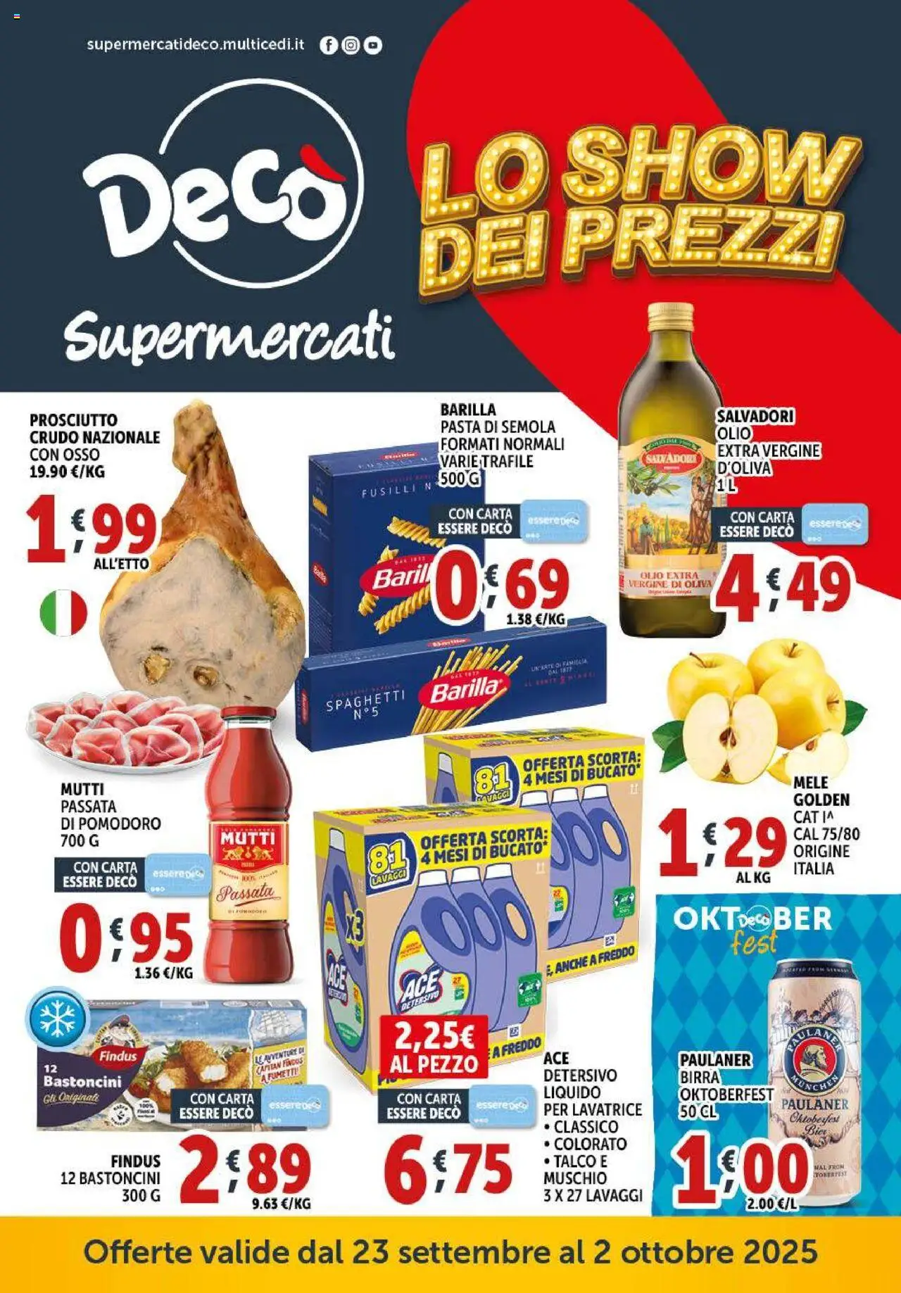Volantino Decò valido da 23/09/2025 numero di pagina 1