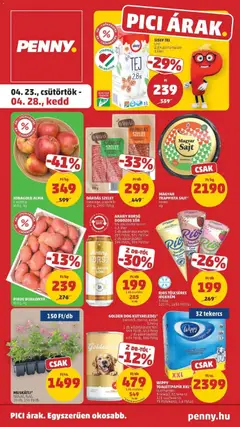 PENNY - Penny aktuális akciós újság megtekintése, amely érvényes 2026.04.23.-től