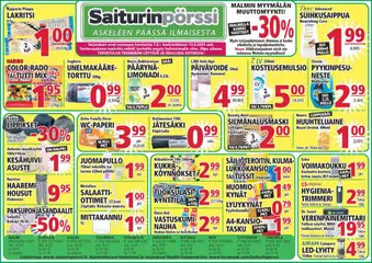Kaupan Saiturinpörssi Tarjoukset esikatselu, voimassa 07/08/2025
