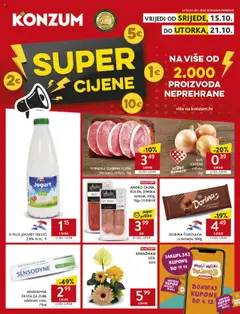 Pregled letka Katalog trgovine Konzum vrijedi od 15.10.2025