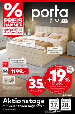 Vorschau von dem Prospekt des Geschäftes Porta!, gültig ab dem 23.02.2026