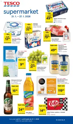 Náhled nabídky: Tesco Supermarket platný od 21.01.2026
