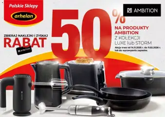 Pogląd gazetki "Konkurs - Ambition" ze sklepu Arhelan ważnej od 14.11.2025