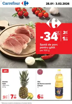 Previzualizarea de cataloage: Carrefour Catalog nou valabil de la 28.01.2026