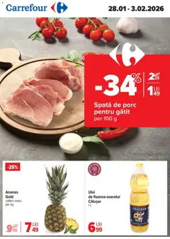 Previzualizarea de cataloage: Carrefour Catalog nou valabil de la 28.01.2026