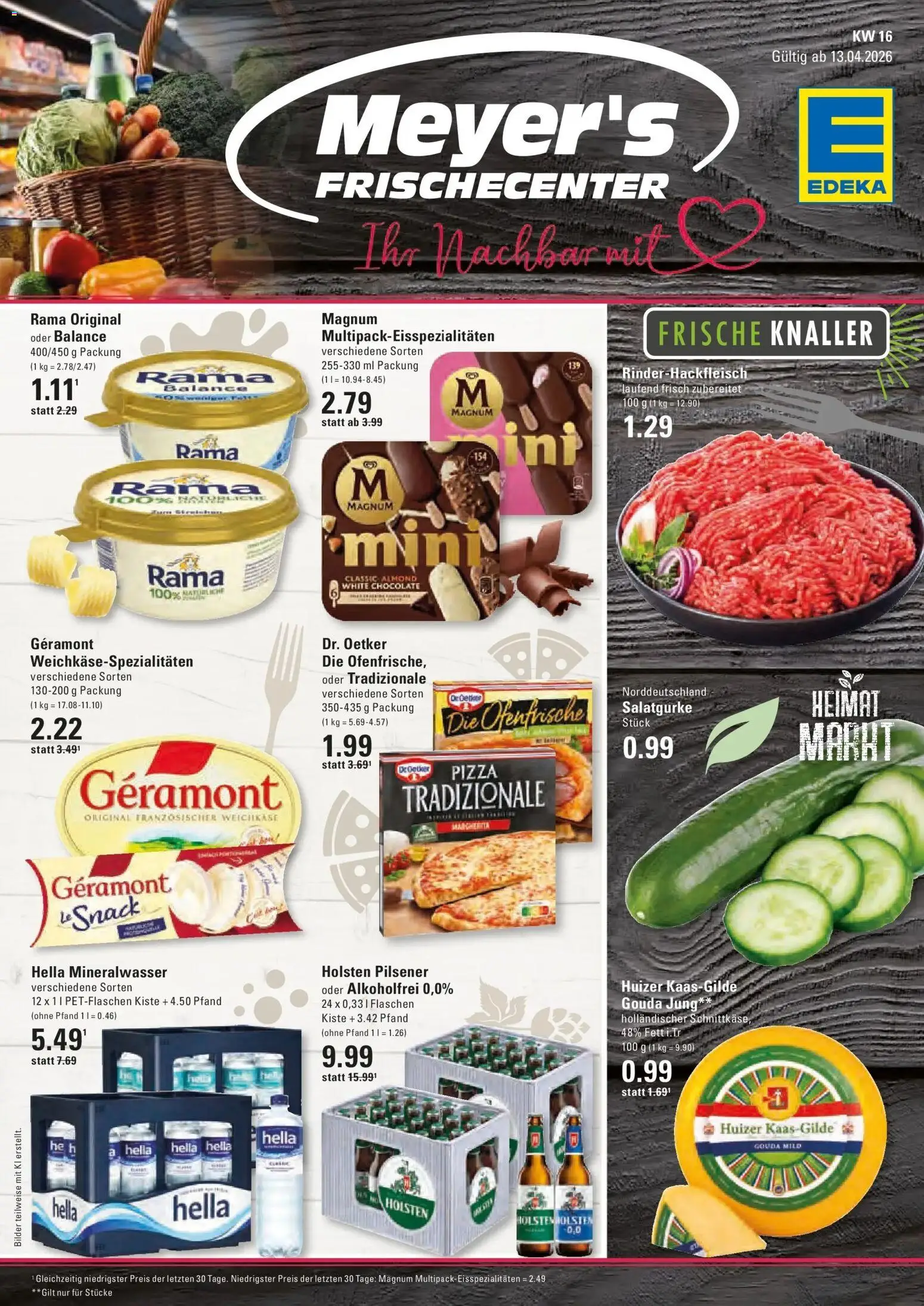 Vorschau von dem Prospekt des Geschäftes Edeka, gültig ab dem 13.04.2026