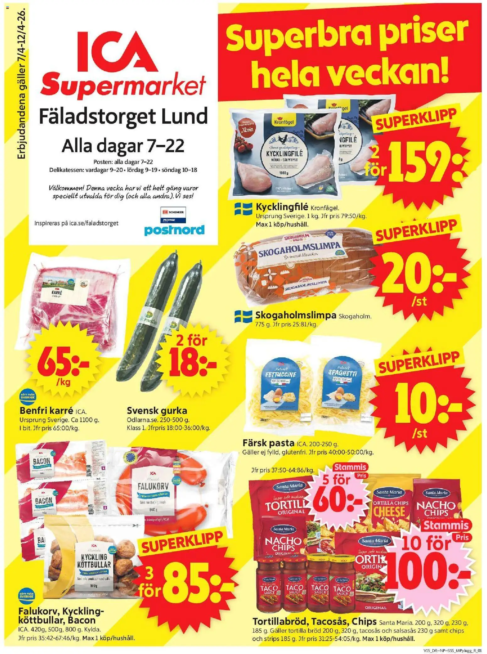 Förhandsgranska reklamblad Lund från butik ICA Supermarket gäller från 06/04/2026