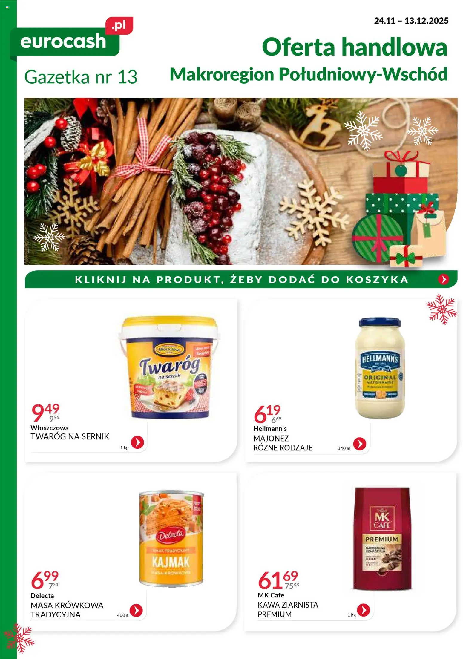 Pogląd gazetki "Oferta Handlowa MR Południowy Wschód" ze sklepu Eurocash ważnej od 24.11.2025