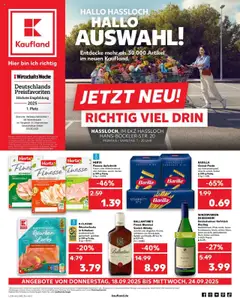 Vorschau von dem Prospekt des Geschäftes Kaufland, gültig ab dem 17.09.2025