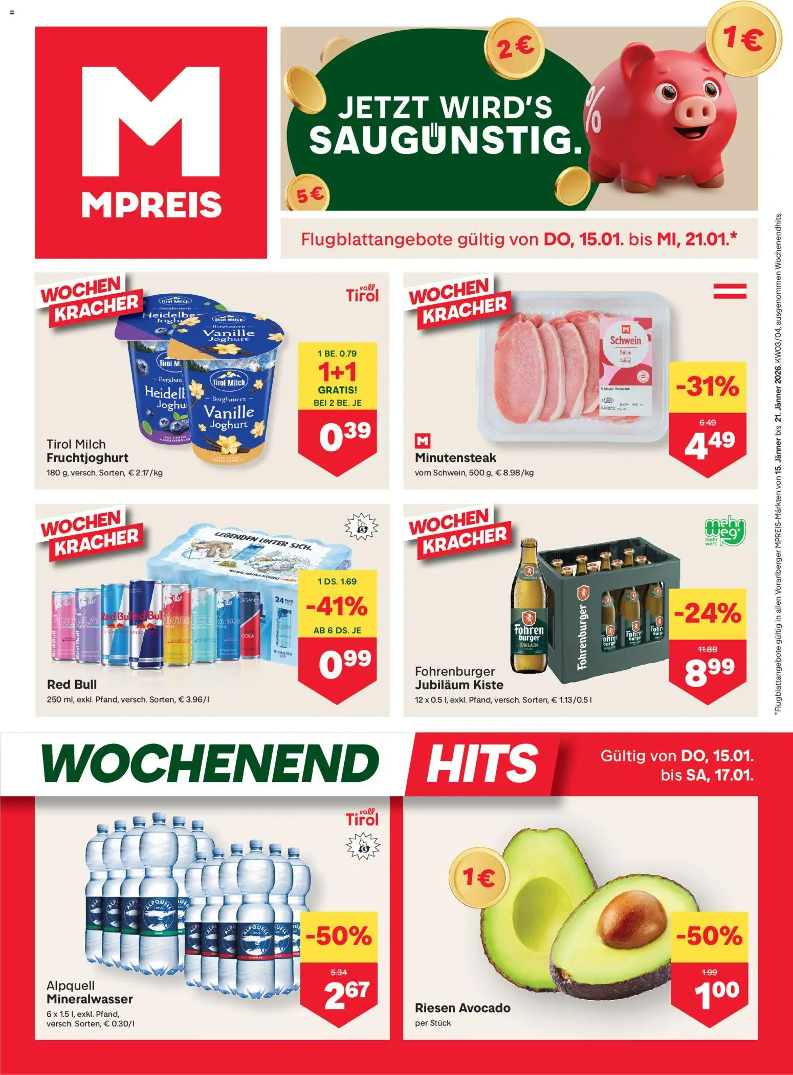 Vorschau der Angebote: MPREIS Vorarlberg gültig ab 22.01.2026