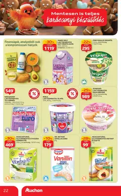Auchan - Akciós újság Auchan megtekintése, amely érvényes 2025.11.06.-től | Oldal: 22