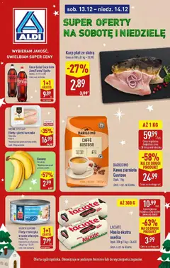 Pogląd gazetki "Super oferty na sobotę i niedzielę w ALDI" ze sklepu Aldi ważnej od 12.12.2025