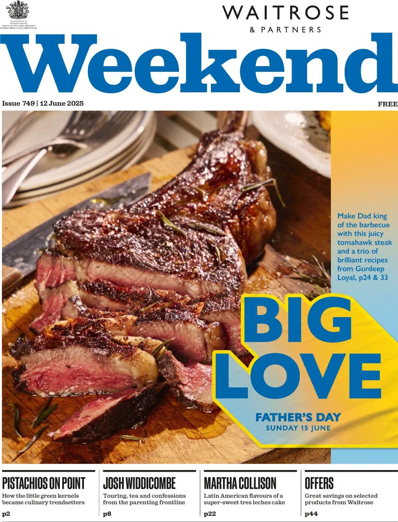 Waitrose shop Offers valid from 12/06/2025 - Page number 1 - Barbecue, Steak, Pistachios, Wine, Tea, Cake