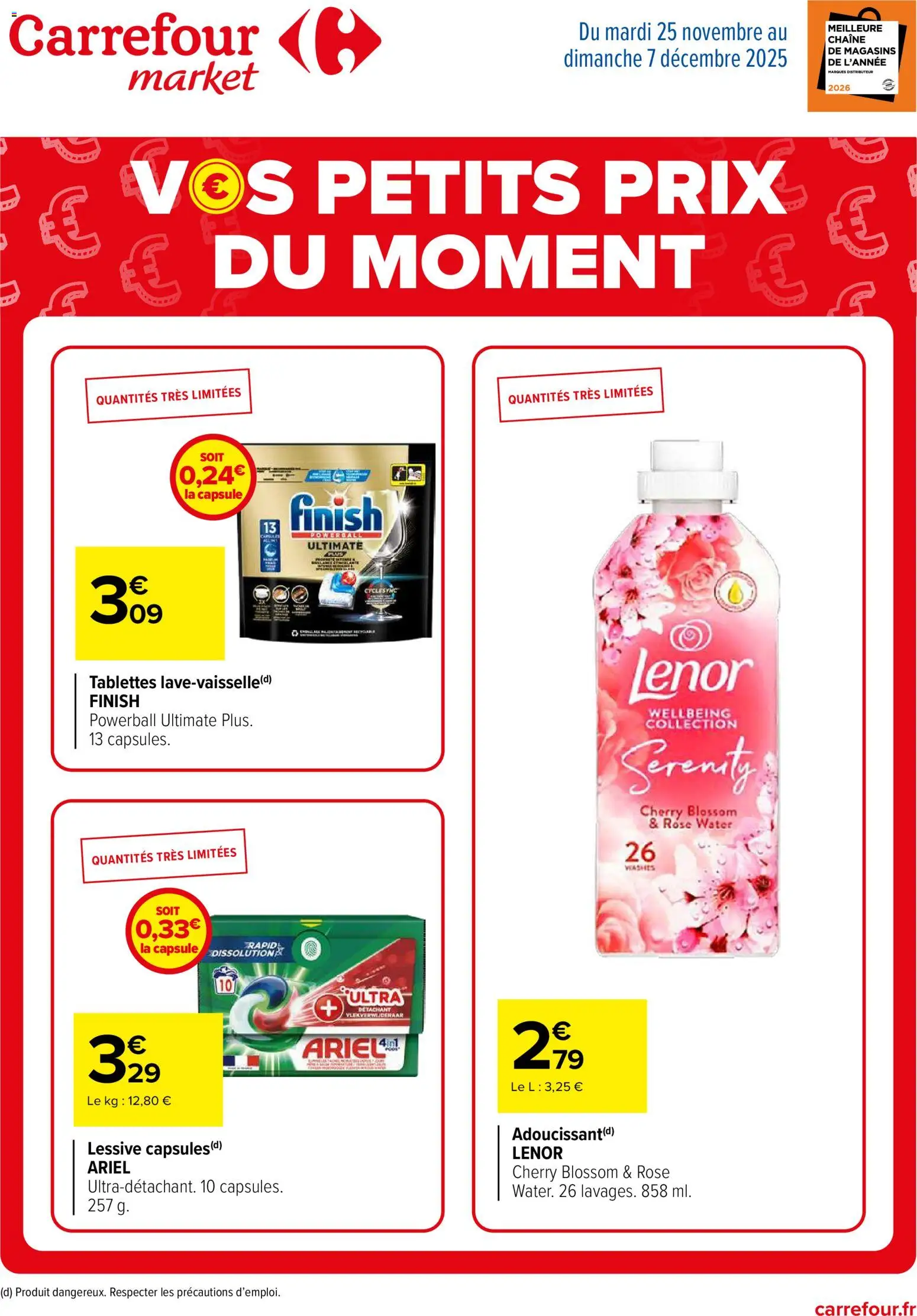 Prévisualisation de Vos petits prix du moment du magasin Carrefour Market formulaire valide 25/11/2025