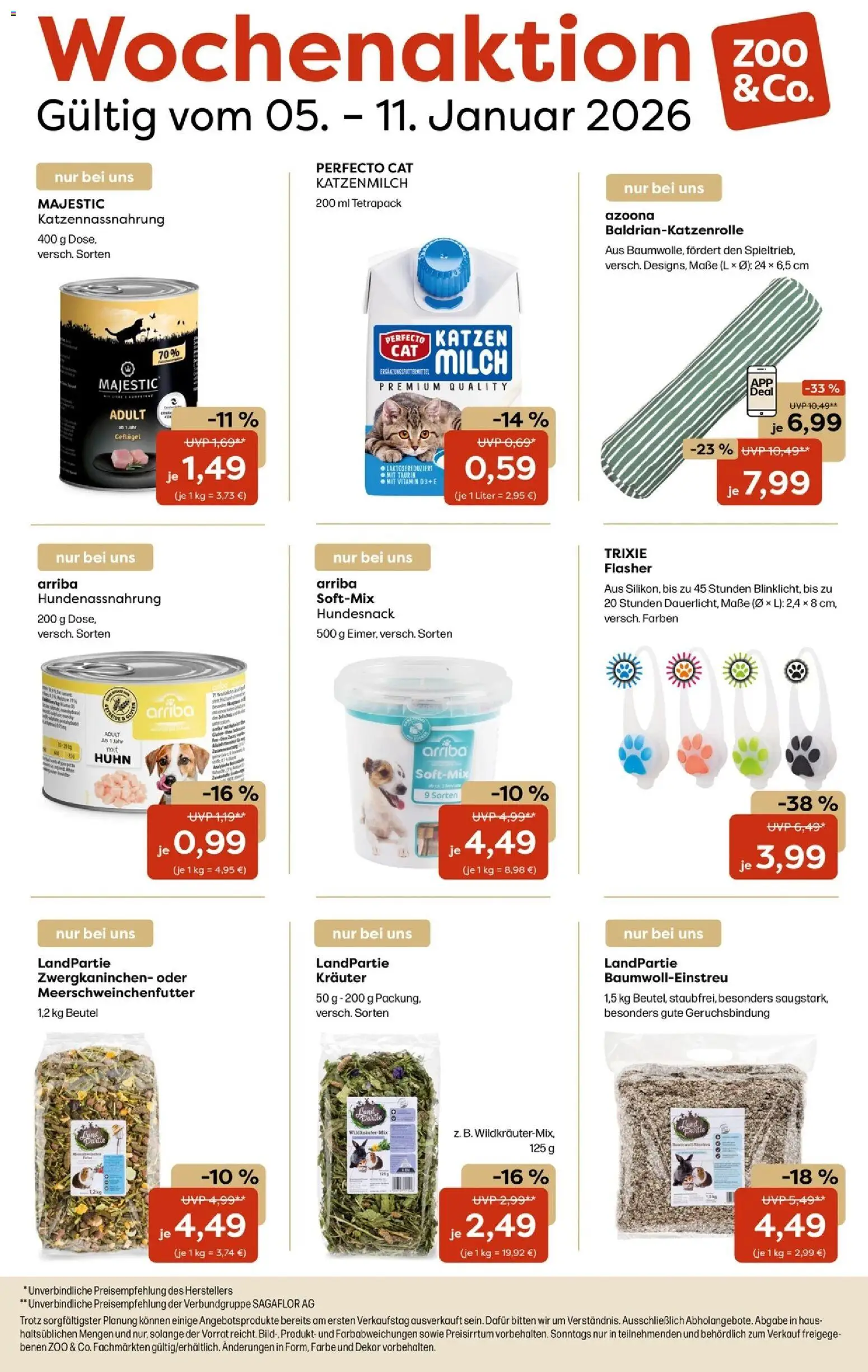 Vorschau von dem Prospekt des Geschäftes Zoo & co, gültig ab dem 05.01.2026