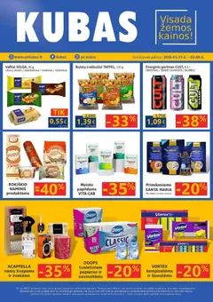 Kubas parduotuvės leidinio Leidinys galiojančio nuo 2026.01.27 peržiūra