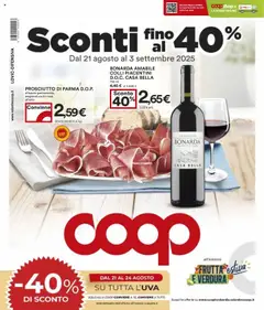 Anteprima dell'opuscolo Volantino Milano dal negozio COOP valido da 21/08/2025