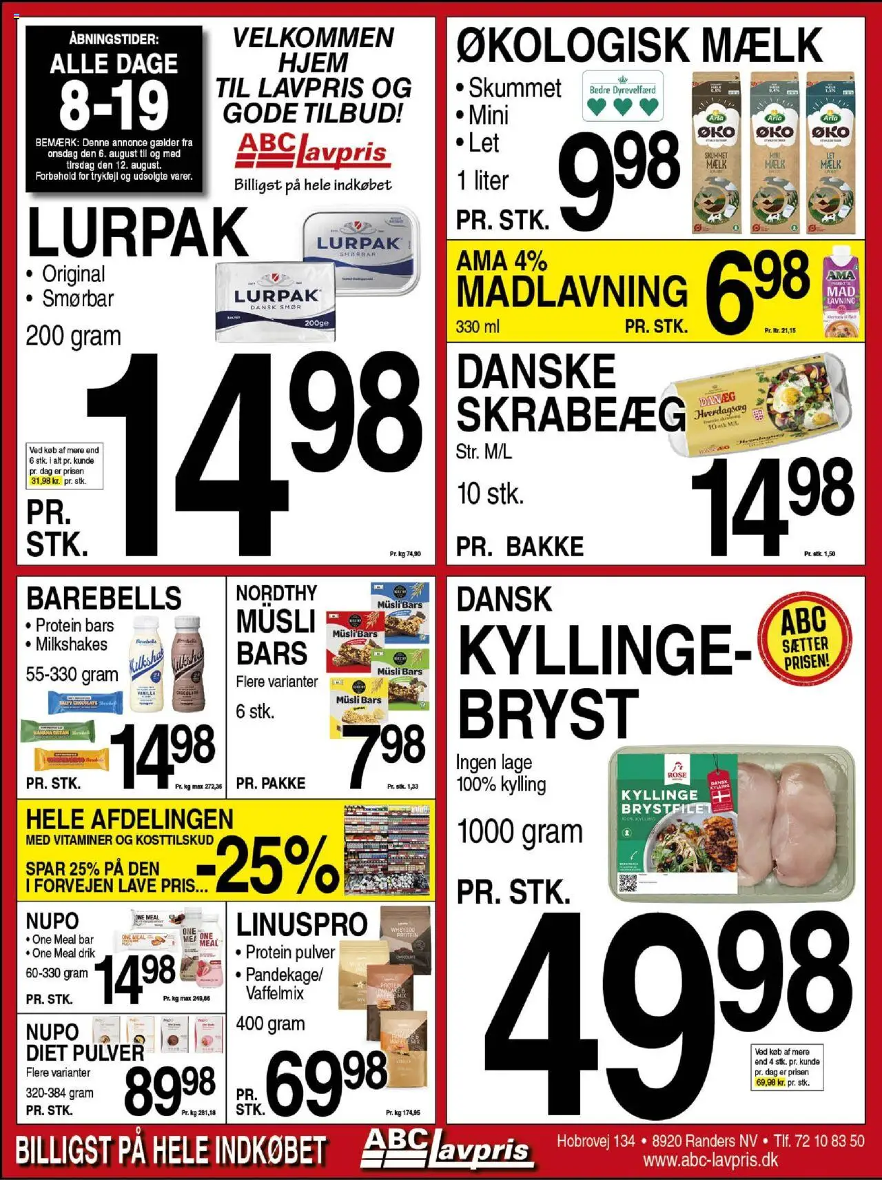 Abc Lavpris tilbudsavis gyldig fra 06/08/2025 - side 1