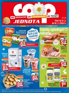 Náhľad COOP Jednota letáku platného od 12.03.2026