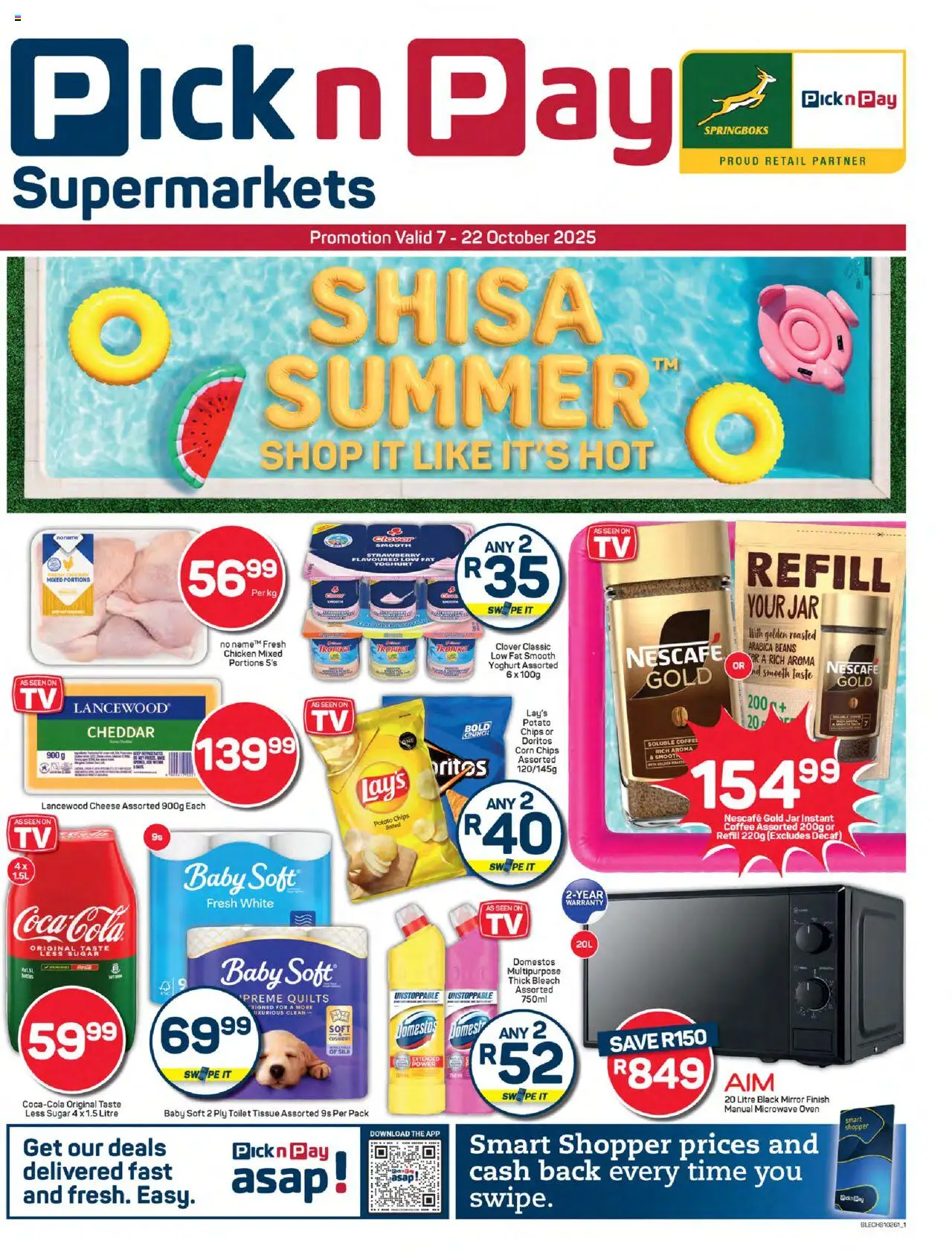 Pick n Pay Eastern Cape - Specials from 07/10 - 22/10/2025 > Promotions