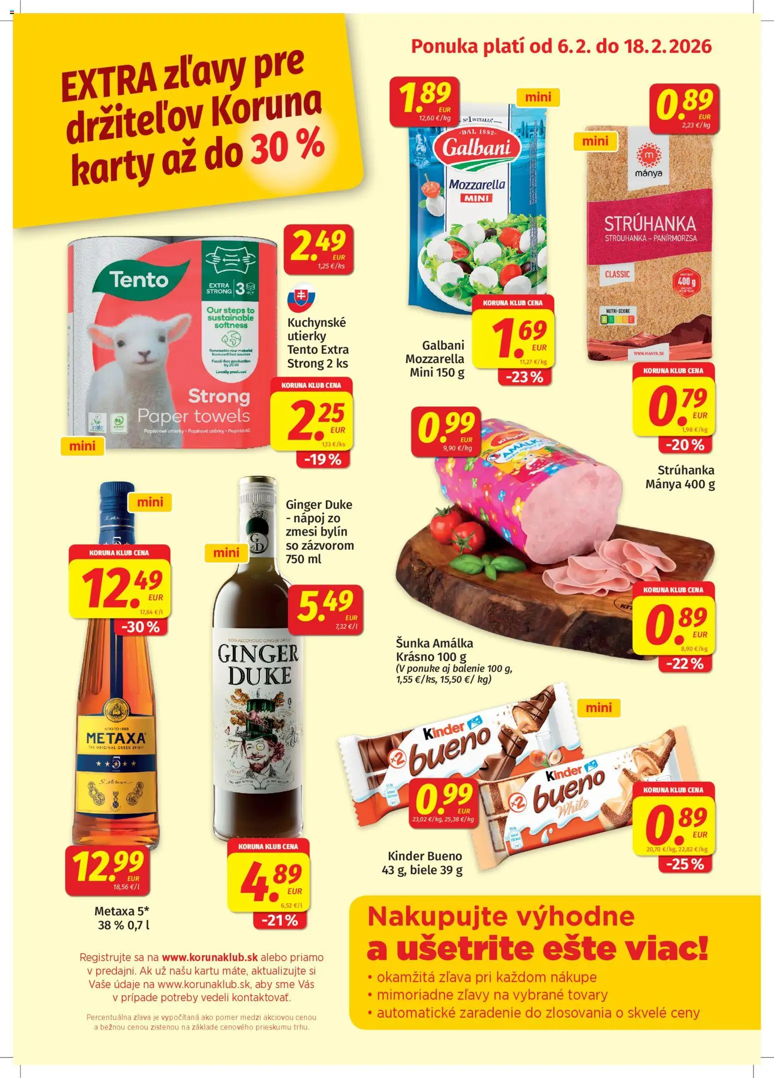 Náhľad Koruna letáku platného od 06.02.2026