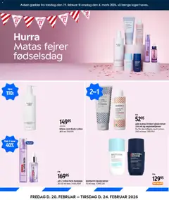Eksempel på tilbudsavis Tilbudsavis fra butik Matas gyldig fra 19/02/2026