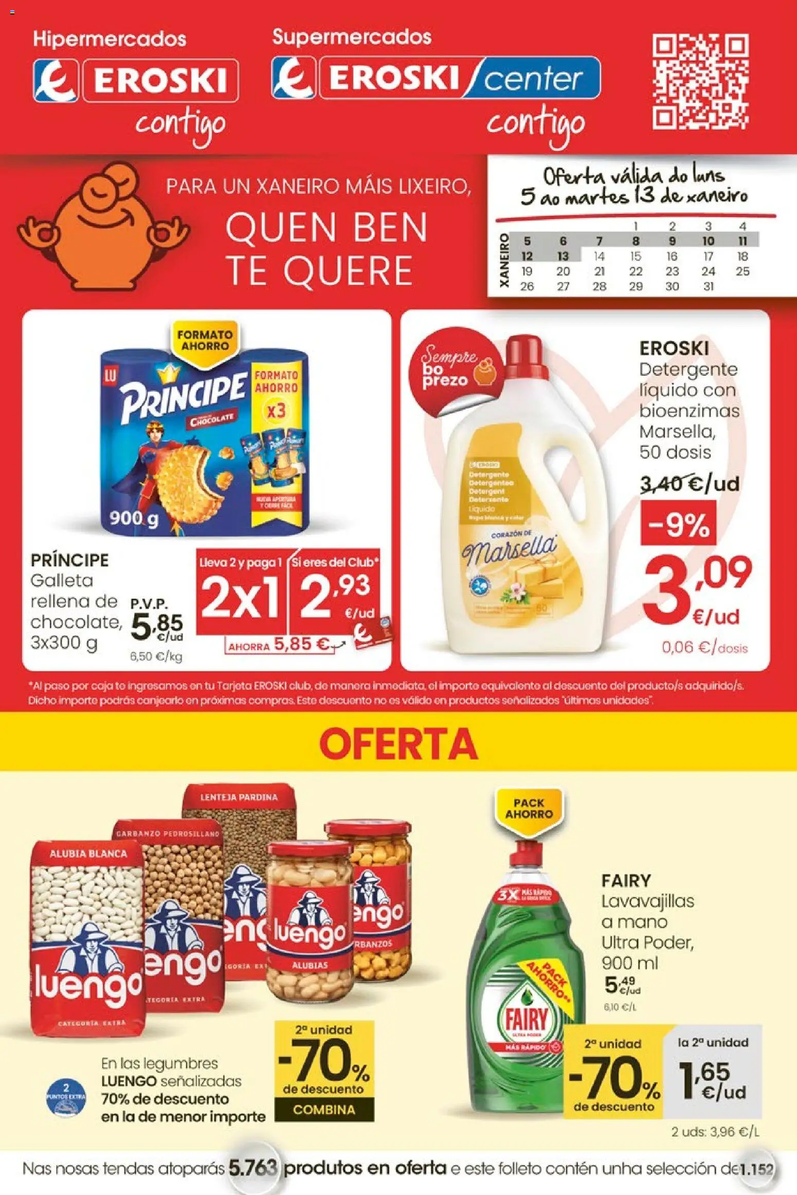 Vista previa del folleto de la tienda Eroski válido desde el 05/01/2026 