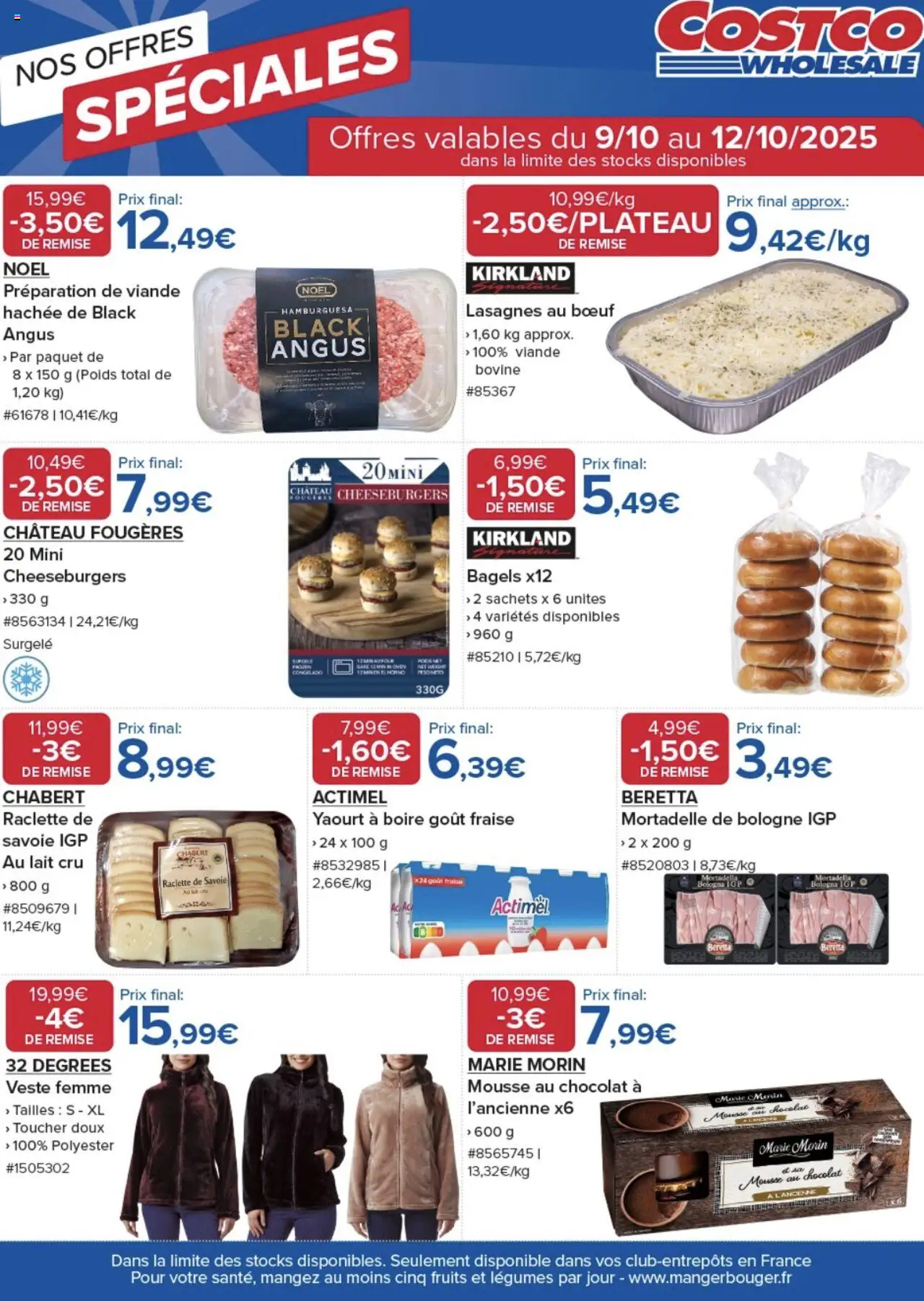 Catalogue nos offres spéciales de la boutique Costco valable du 09/10/2025 - Page numéro 1