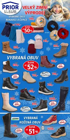 Náhled nabídky: Prior Akční Nabídka Obuvi platný od 08.01.2026