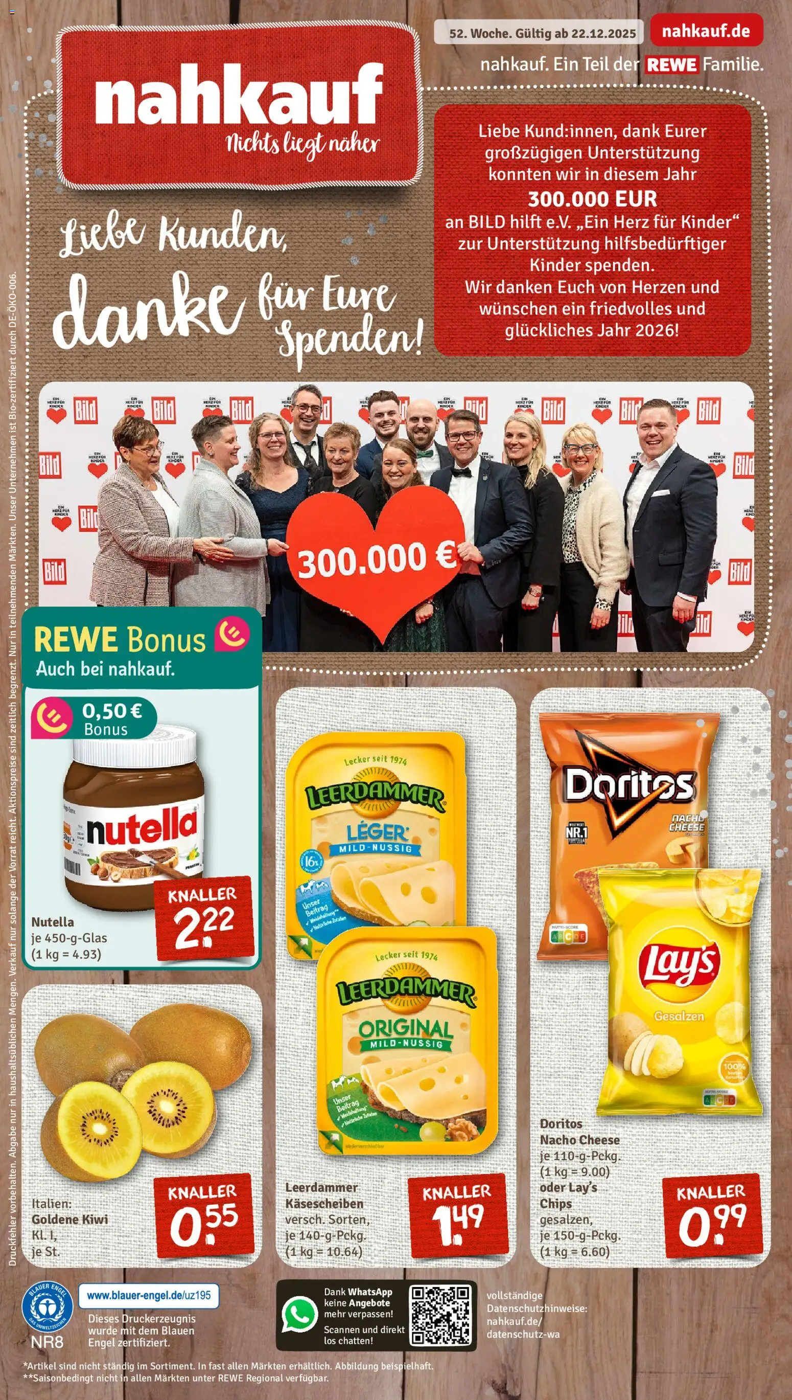 Vorschau von dem Prospekt des Geschäftes Nahkauf, gültig ab dem 21.12.2025