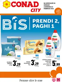 Anteprima dell'opuscolo Volantino City Sicilia dal negozio Conad valido da 28/01/2026