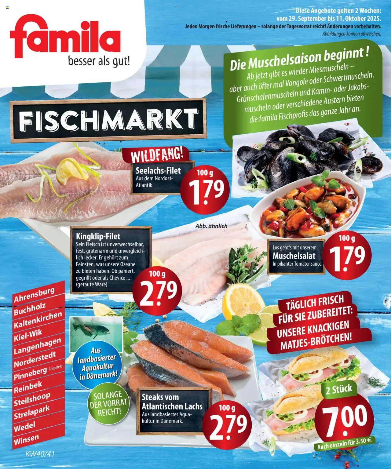 Famila Fischmarkt (vom 29.09.2025 - 11.10.2025)
