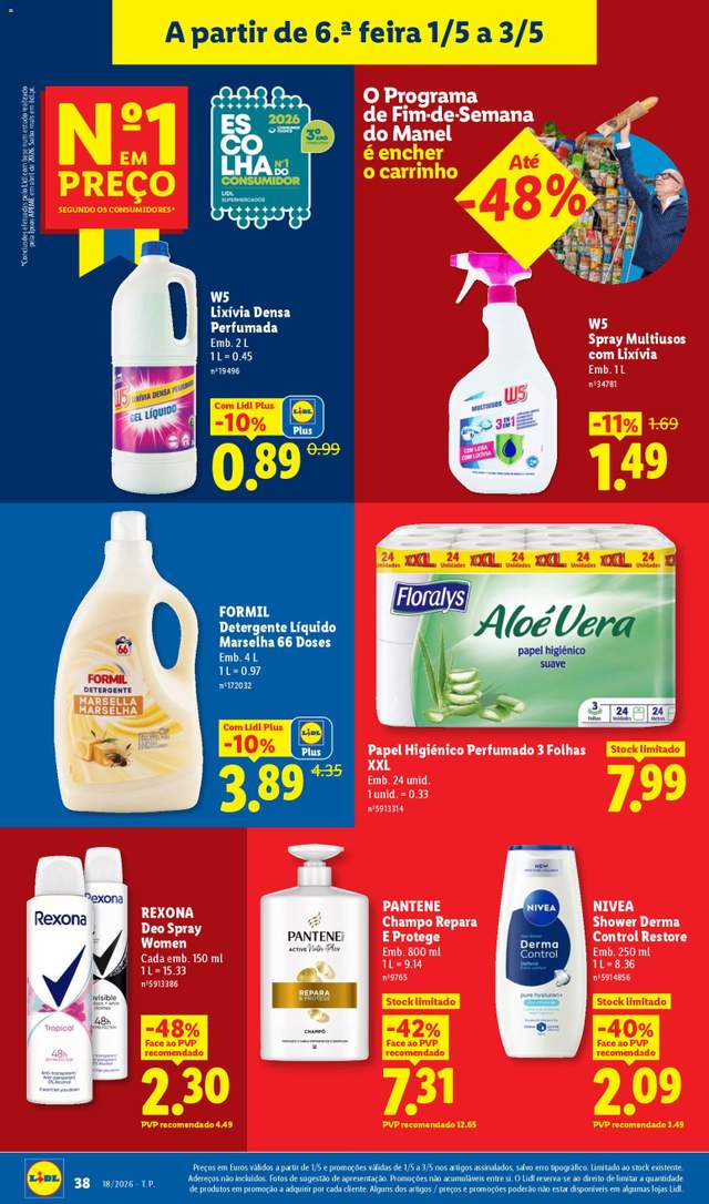 Novo folheto Lidl a partir de 27/04