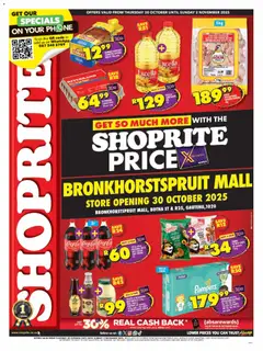 Preview of Shoprite flyer valid from 30/10/2025