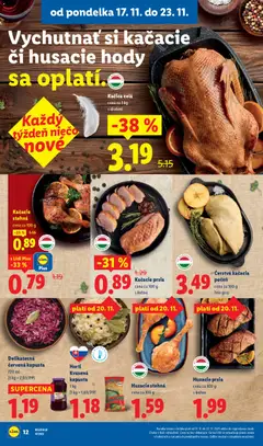 Náhľad Lidl letáku platného od 17.11.2025 | Strana: 12