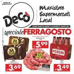 Anteprima dell'opuscolo Volantino Maxistore, Supermercati, Local - Sicilia dal negozio Decò valido da 12/08/2025