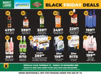 Preview of Diamond Discount Liquors flyer valid from 27/11/2025