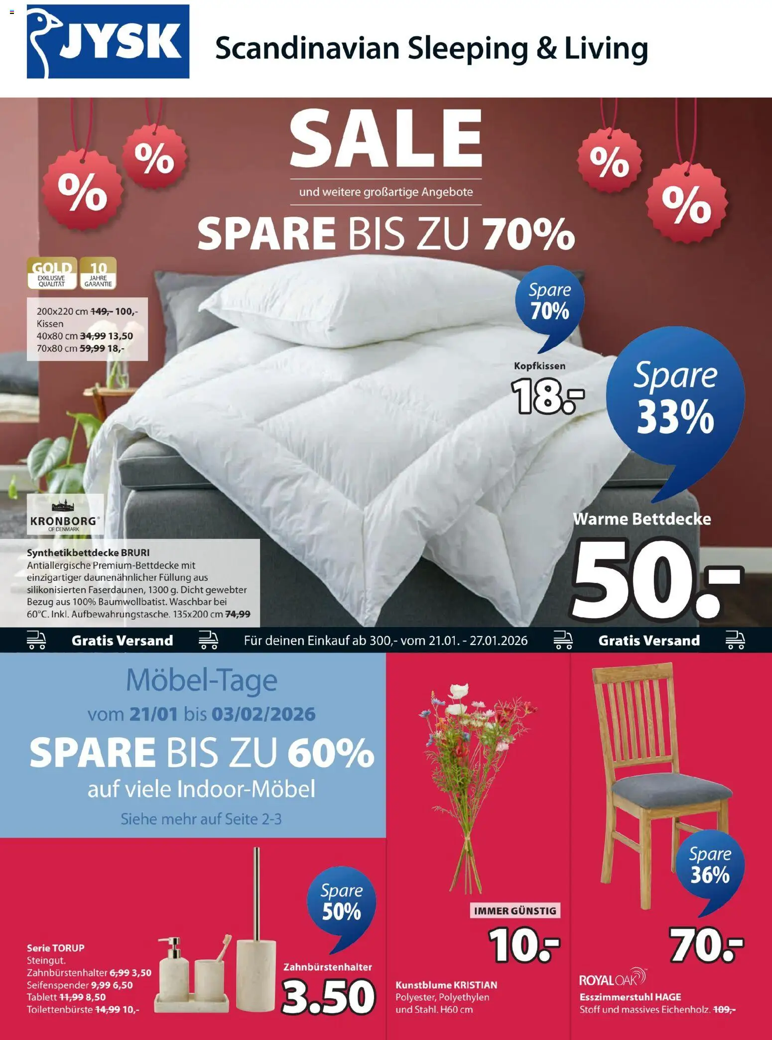 Vorschau der Angebote: JYSK Angebote gültig ab 19.01.2026