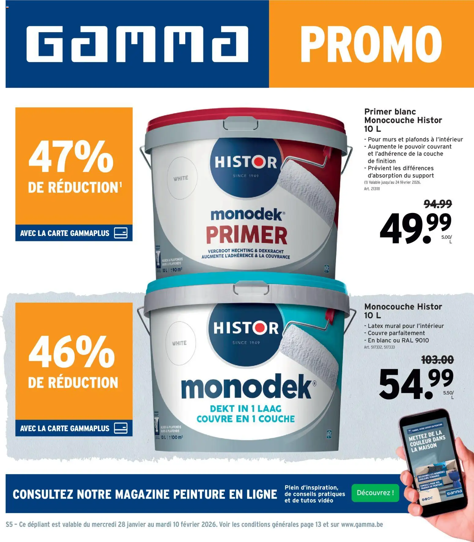 Voorbeeld van Brochure van winkel GAMMA geldig vanaf 28/01/2026 - Video, La, Mars