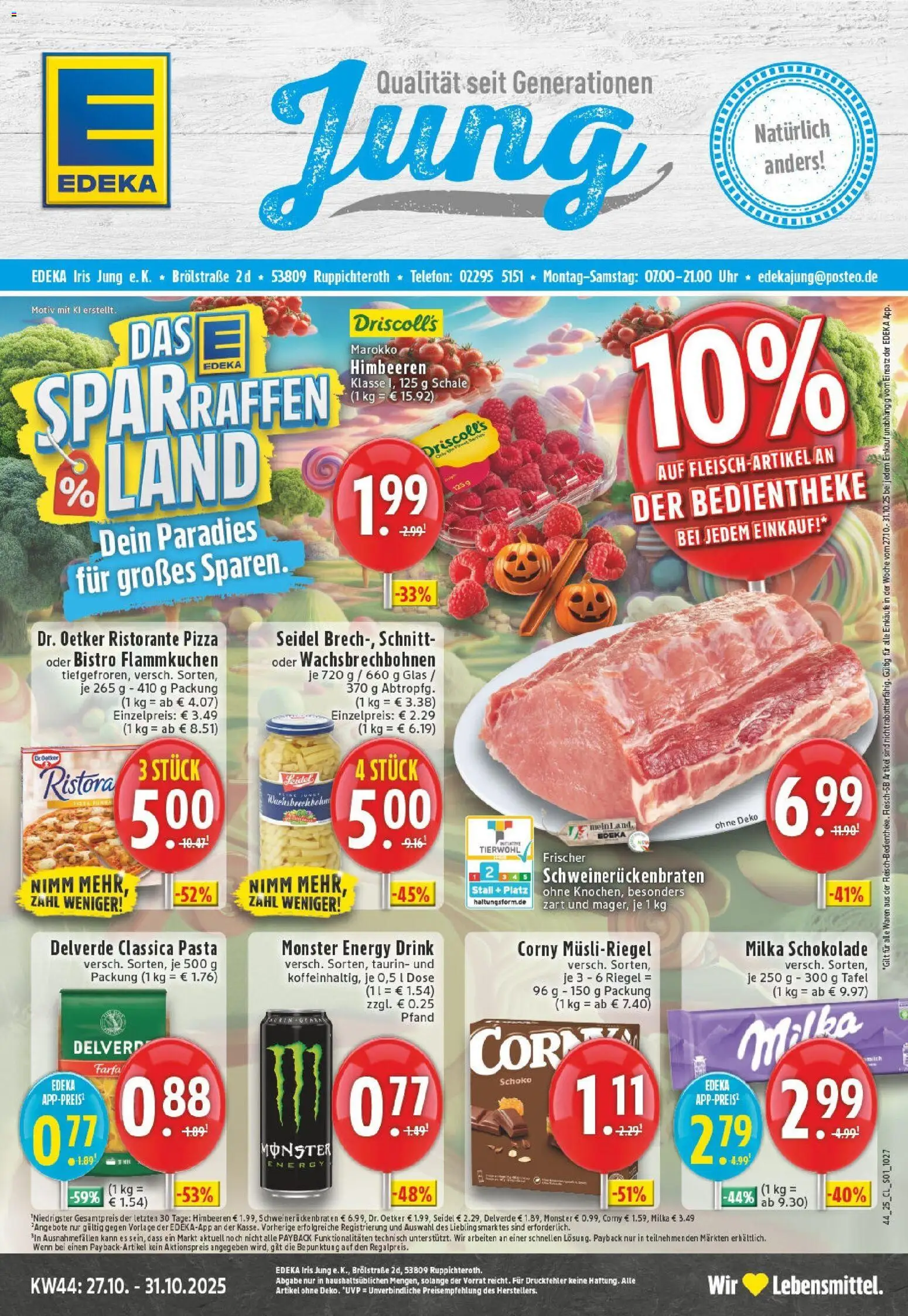 EDEKA Prospekt ab 26.10.2025 - Prospekt Ruppichteroth Online