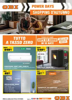 Anteprima dell'opuscolo Volantino Prato dal negozio OBI valido da 02/10/2025