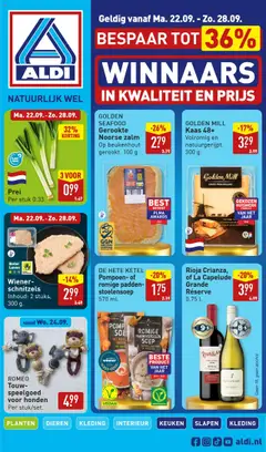 Voorbeeld van Folder week 39 van winkel Aldi geldig vanaf 22-09-2025