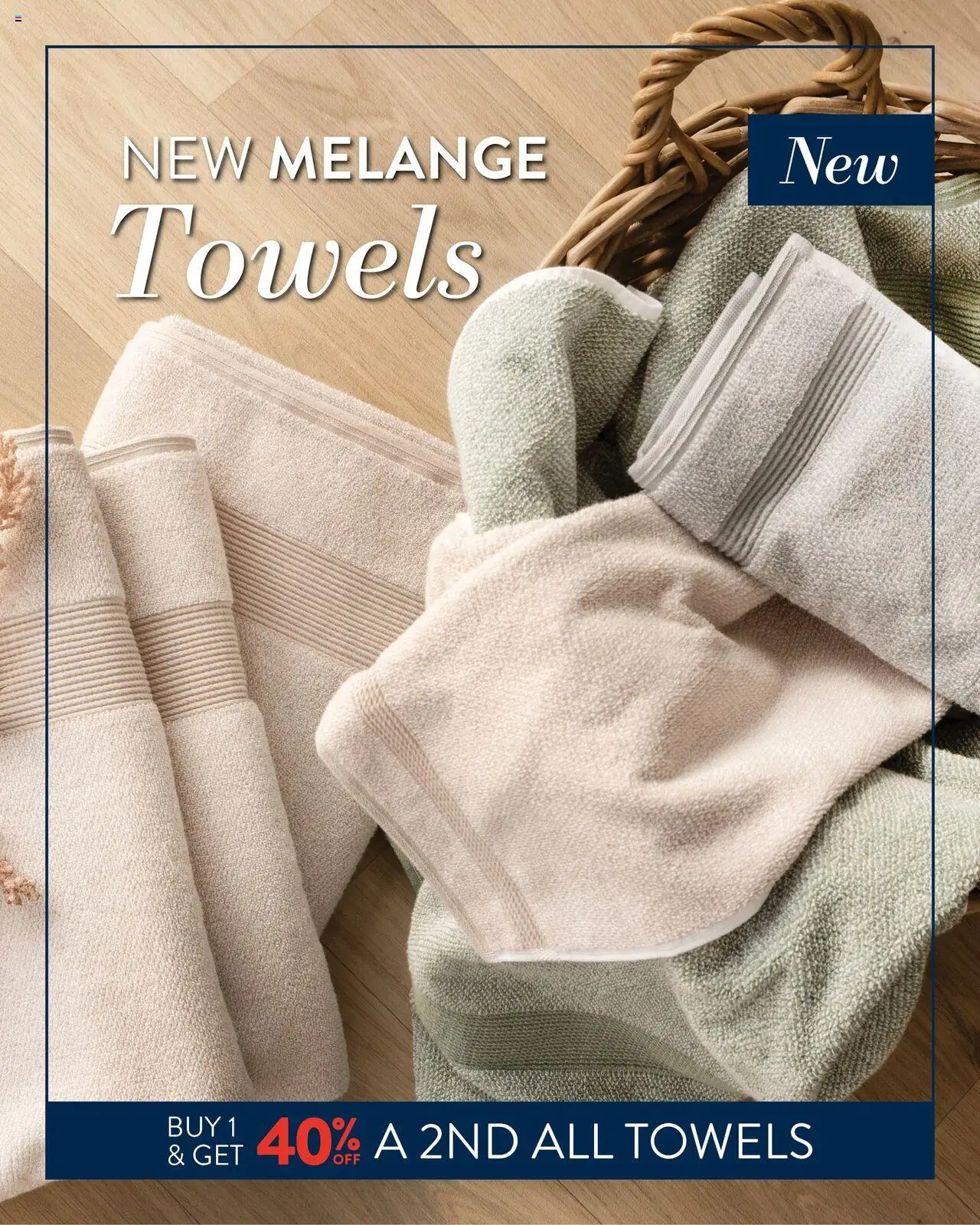 Volpes New Melange Towels from from Tuesday 29/07/2025 > Promotions